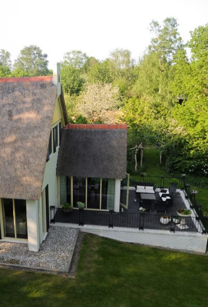 De Villa Bovenaanzicht de Villa