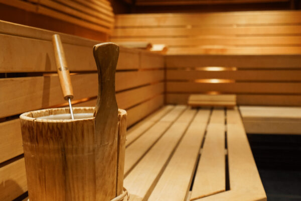 Sauna inside